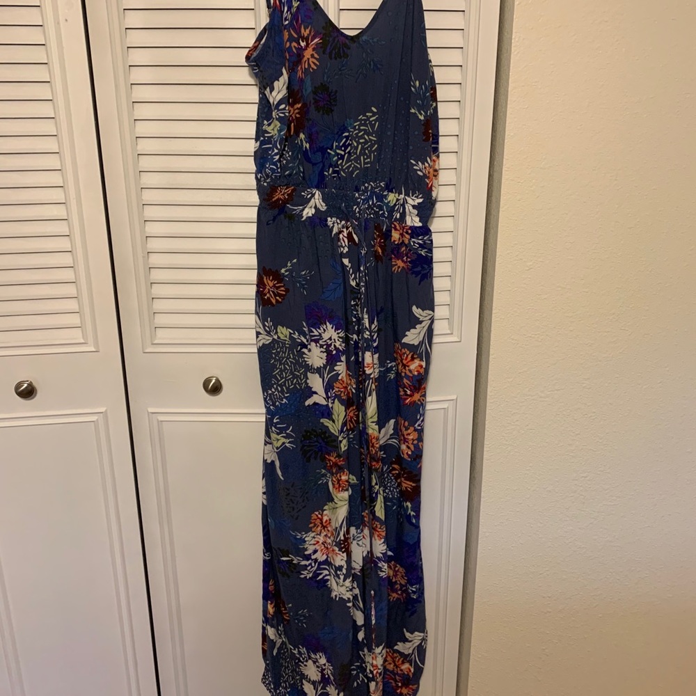 Blue flower jumpsuit